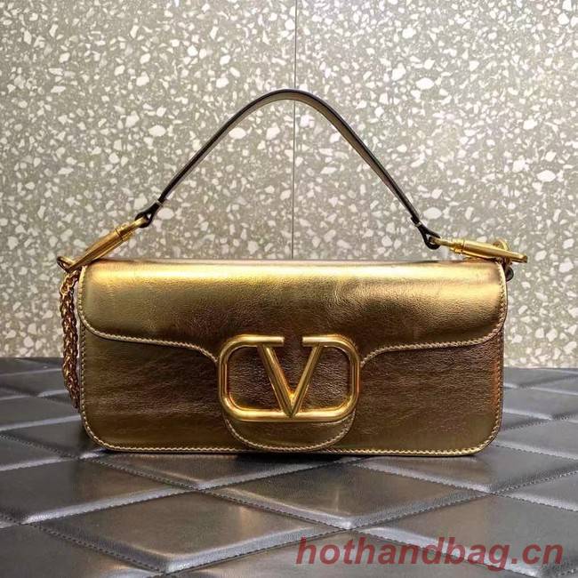 VALENTINO GARAVANI Loco Calf leather bag 2B0K30 gold