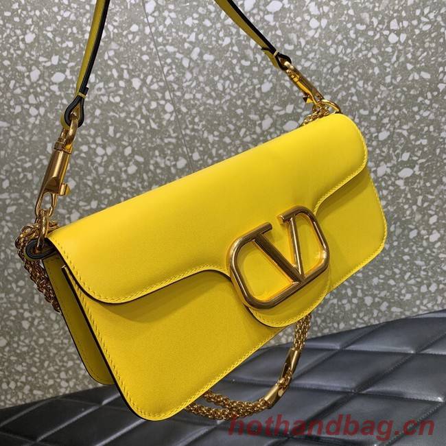 VALENTINO GARAVANI Loco Calf leather bag 2B0K30 yellow