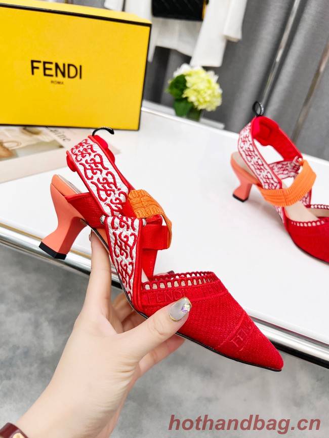 Fendi SANDAL 91029-2 Heel 5.5CM