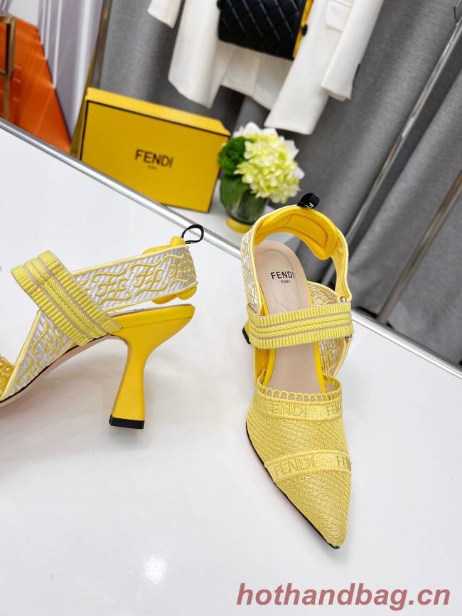 Fendi SANDAL 91030-1 Heel 8.5CM