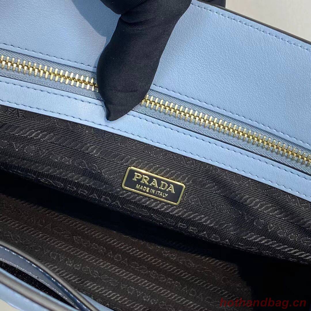 Prada Kristen Saffiano bag 1BD355 sky blue