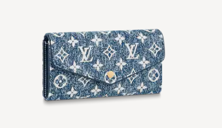 Louis Vuitton SARAH WALLET M81183 Navy Blue