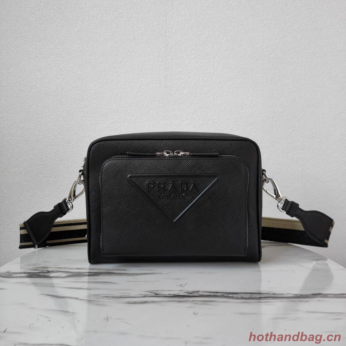 Prada Re-Edition 2005 Saffiano leather bag 2HD052 black