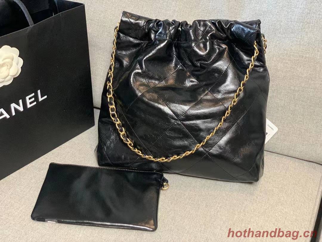 Chanel Calf leather shopping bag AS3261 black