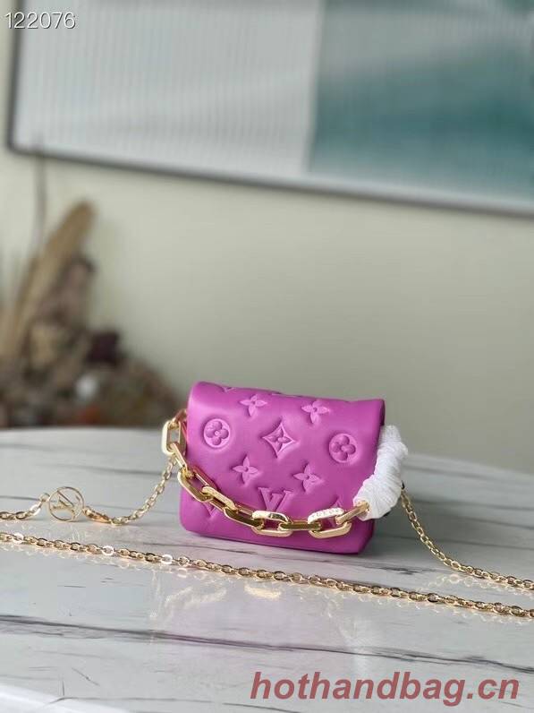 Louis vuitton WALLET ON STRAP BUBBLEGRAM M81125 Fuchsia