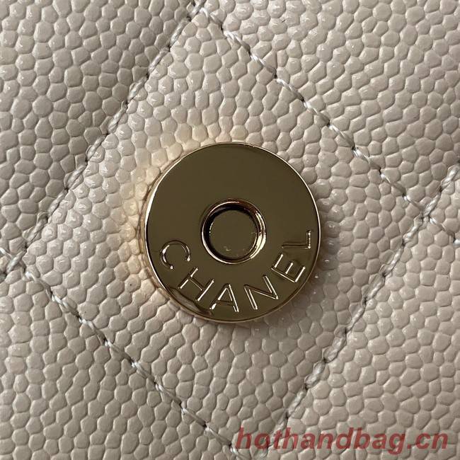 Chanel Grained Calfskin small Shoulder Bag AP33814 apricot