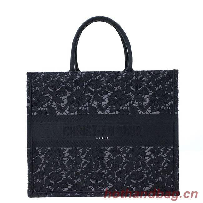 DIOR BOOK TOTE Embroidery C1286-34 black