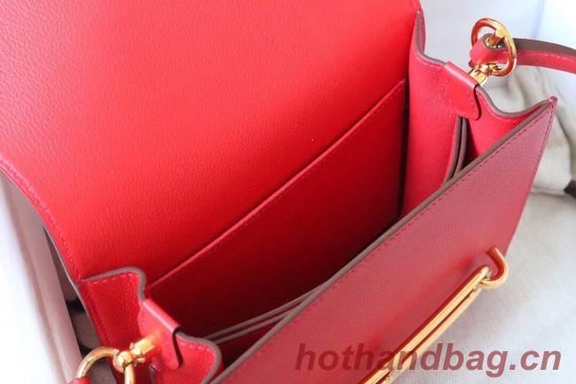 Hermes Roulis 19cm Evercolor 9D H9003 red&Gold