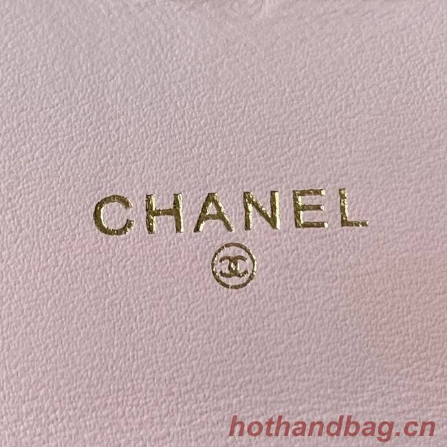 Chanel CLUTCH WITH CHAIN AP2758 Light Pink