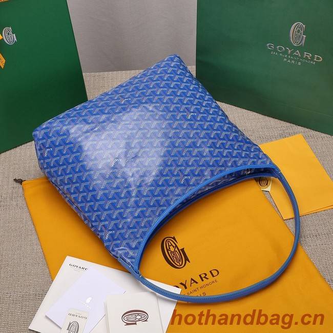 Goyard Calfskin Leather hobo bag G9983 blue