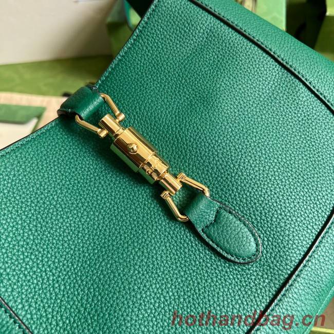 Gucci Jackie 1961 small natural grain bag 636709 Emerald green 