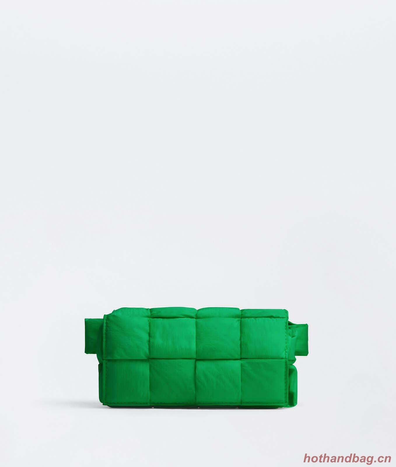 Bottega Veneta CASSETTE Mini Nylon belt bag 8952 Green