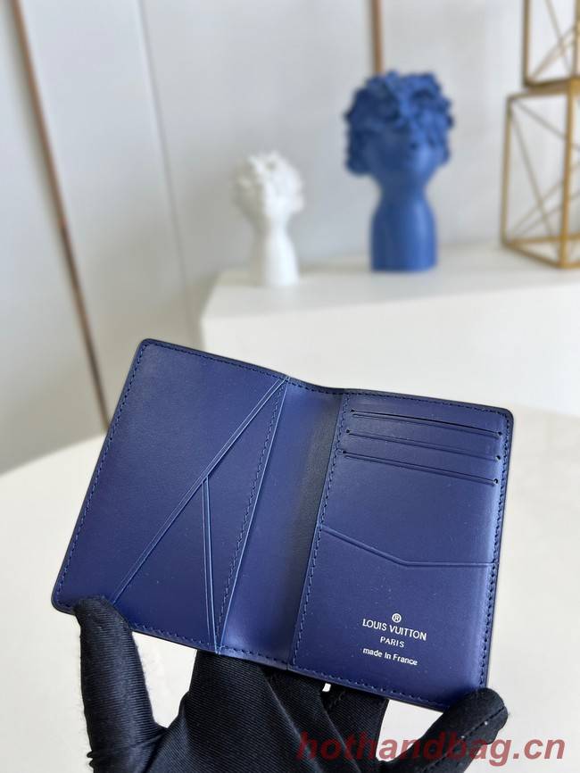 Louis Vuitton POCKET ORGANIZER M81413 blue