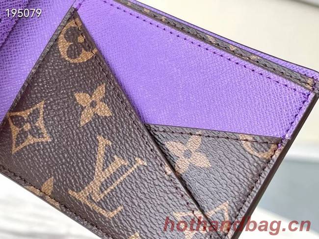 Louis Vuitton MULTIPLE WALLET M81357 purple