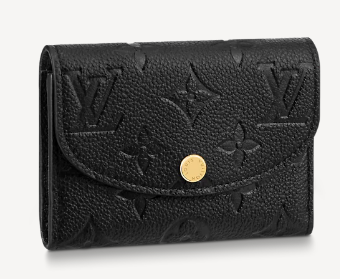 Louis Vuitton ROSALIE COIN PURSE M81520 black