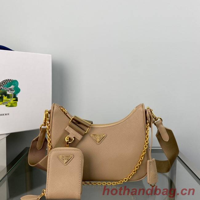 Prada Re-Edition 2005 Saffiano shoulder bag 1BH204 Biscuits