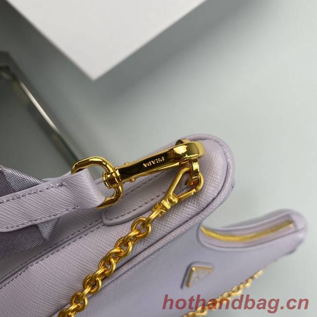 Prada Re-Edition 2005 Saffiano shoulder bag 1BH204 Lavender