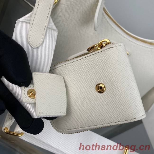 Prada Re-Edition 2005 Saffiano shoulder bag 1BH204 white