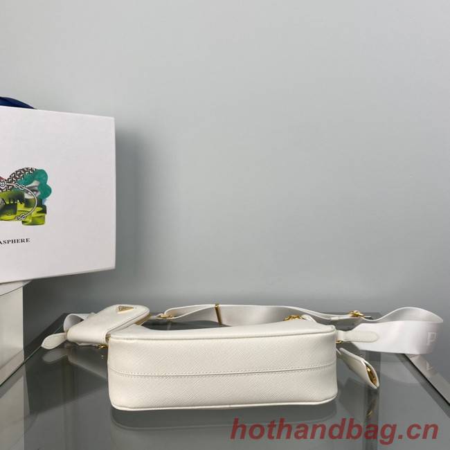 Prada Re-Edition 2005 Saffiano shoulder bag 1BH204 white