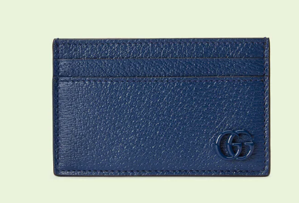 Gucci GG Marmont card case 657588 blue