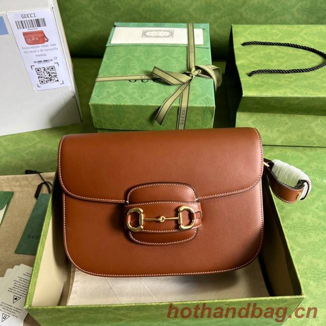 Gucci Horsebit 1955 small bag 602207 caramel