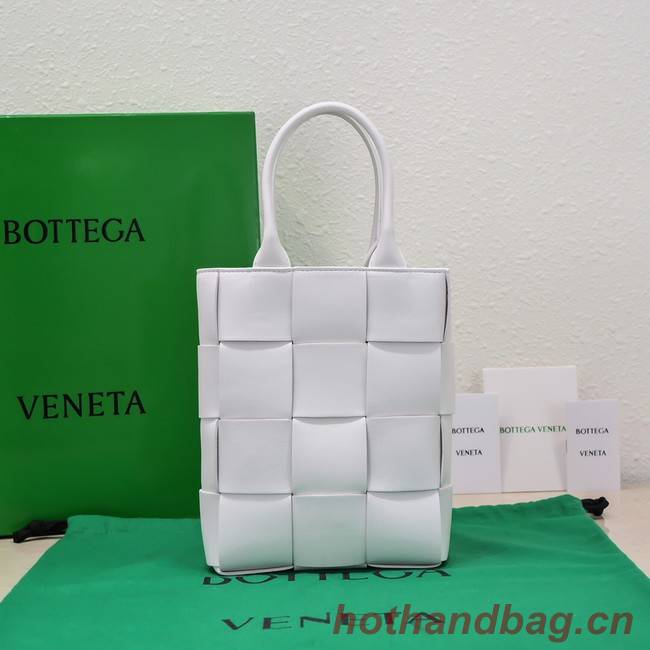 Bottega Veneta Mini Cassette Tote Bag 709341 white