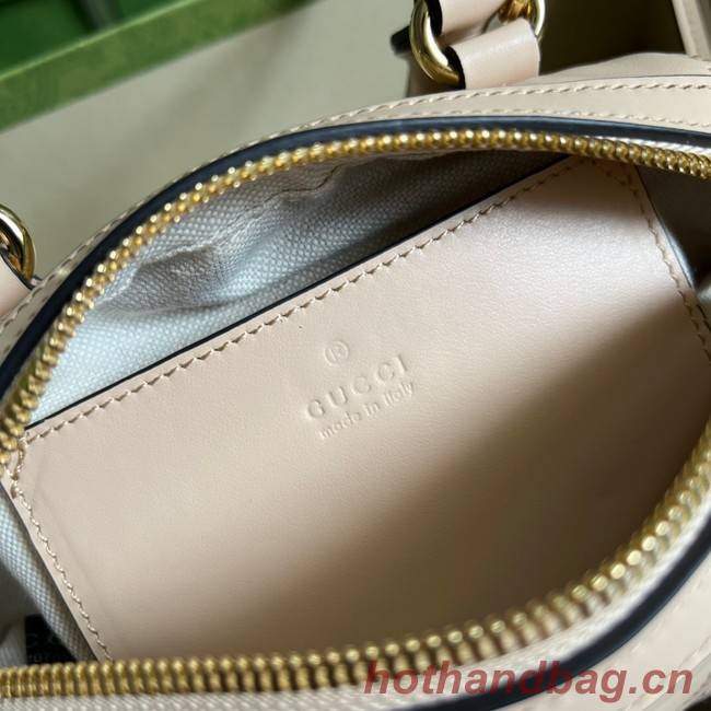 Gucci GG Matelasse leather top handle bag 702251 Beige