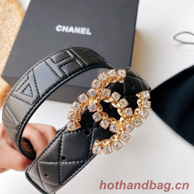 Chanel 30MM Leather Belt CH2587