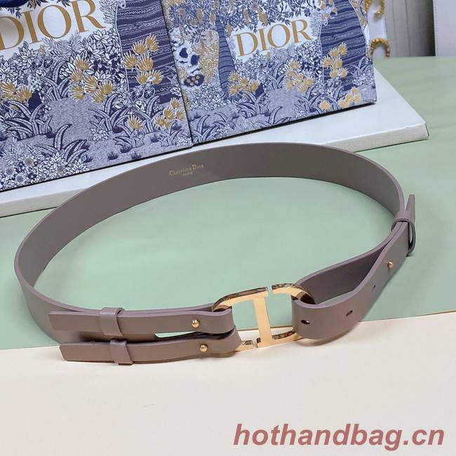 DIOR 30 MONTAIGNE BELT Smooth Calfskin 30 MM B0306UVW