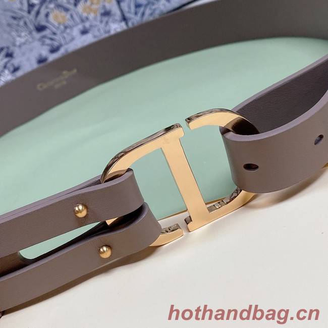 DIOR 30 MONTAIGNE BELT Smooth Calfskin 30 MM B0306UVW