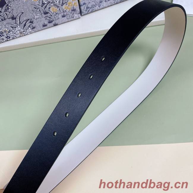 DIOR 30 MONTAIGNE REVERSIBLE BELT 35 MM B0179UWG