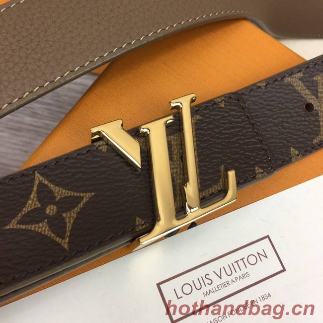 Louis Vuitton calf leather 35MM BELT M0454S