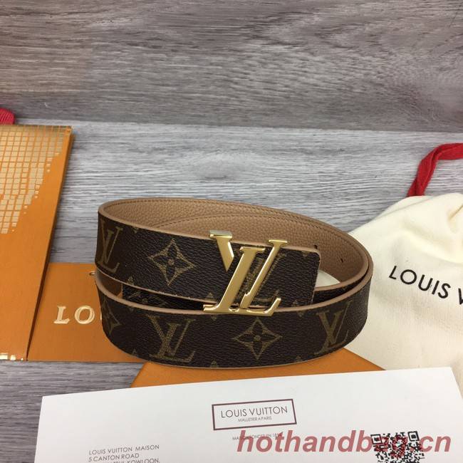 Louis Vuitton calf leather 35MM BELT M0454S