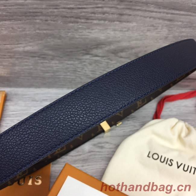 Louis Vuitton calf leather 35MM BELT M0455S