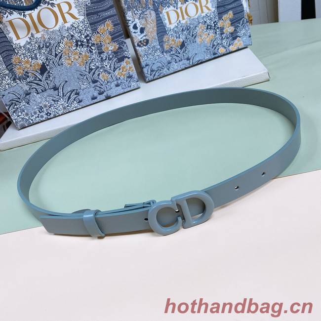 DIOR 30 MONTAIGNE REVERSIBLE BELT 20 MM Calfskin B0181UW