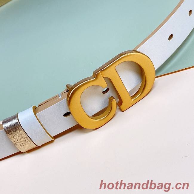 DIOR 30 MONTAIGNE REVERSIBLE BELT Calfskin 20 MM B0181U