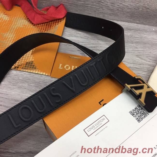 Louis Vuitton calf leather 35MM BELT M0466S