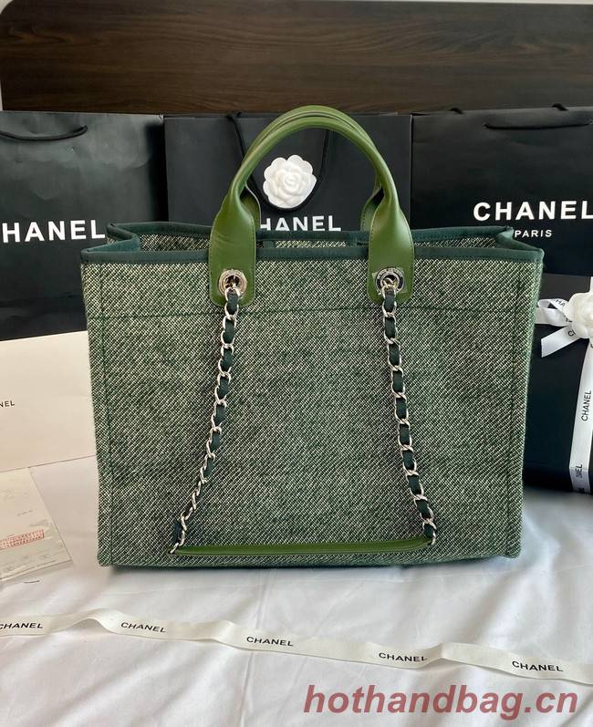 Chanel LARGE SHOPPING BAG A66941 green