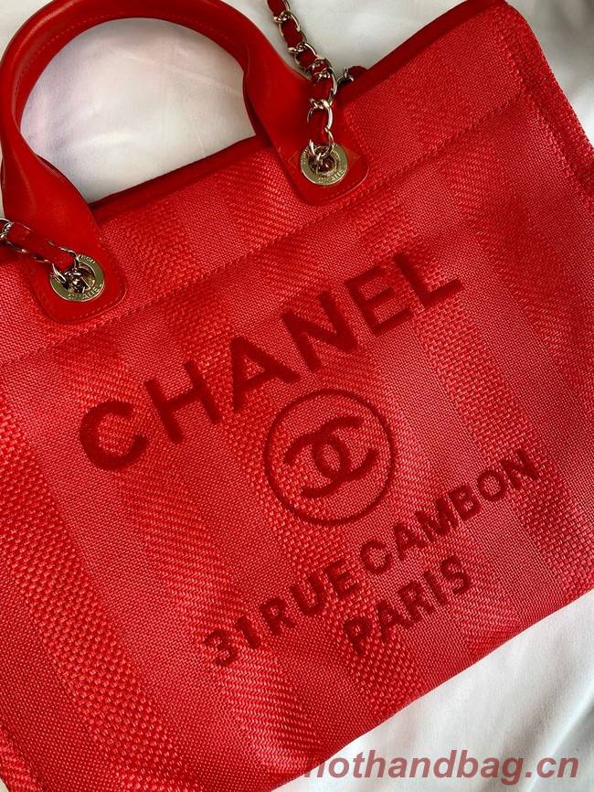 Chanel LARGE SHOPPING BAG A66941 red