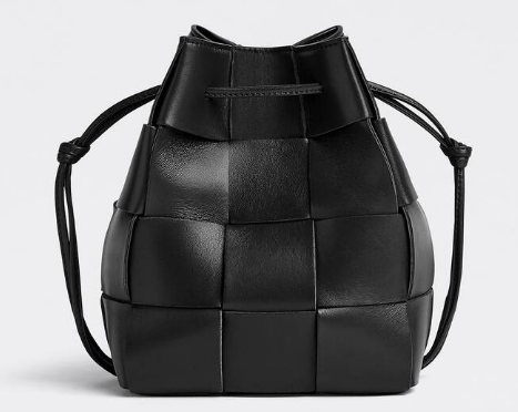 Bottega Veneta Small Cassette Bucket Bag 680218 black