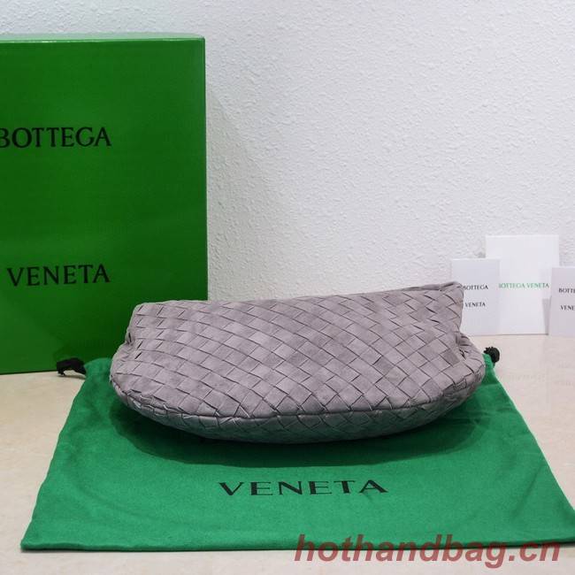 Bottega Veneta intrecciato suede top handle bag 690225 Thunder