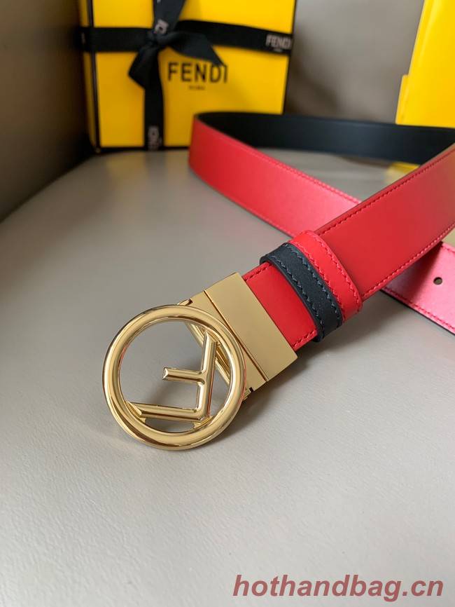 Fendi Leather Belt 34MM 2771