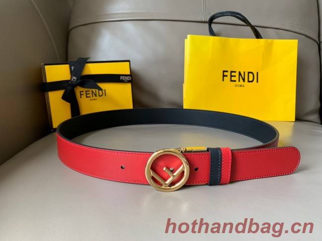 Fendi Leather Belt 34MM 2771