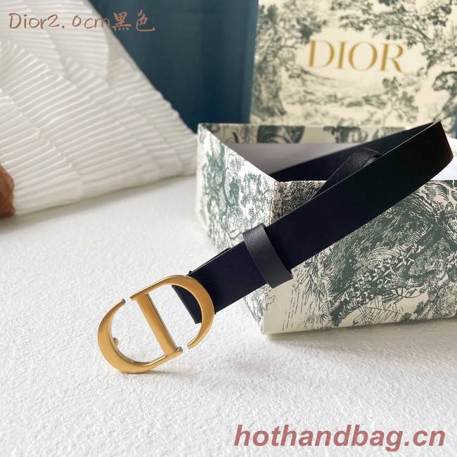 Dior Leather Belt 20MM 2795