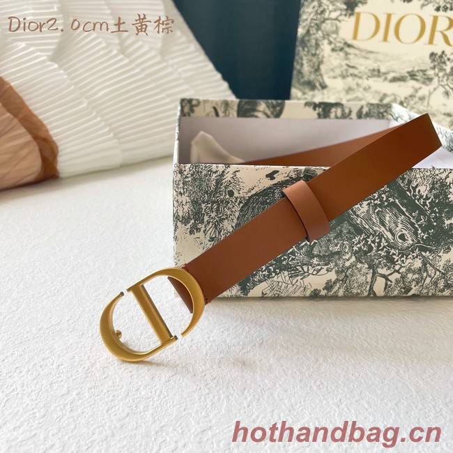 Dior Leather Belt 20MM 2798