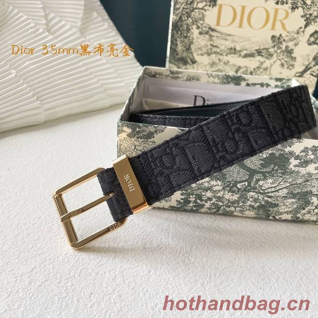 Dior calf leather 35MM BELT 2801