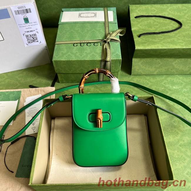 Gucci Bamboo mini handbag 702106 green