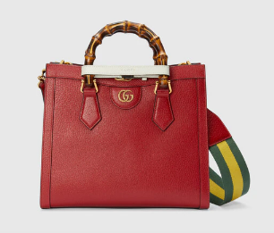 Gucci Diana small tote bag 702721 Red