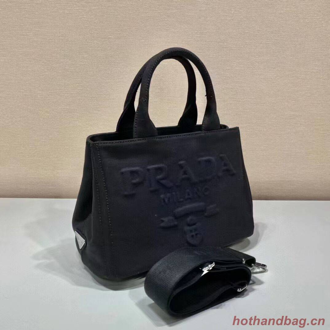 Prada cloth tote bag 1BA499 black