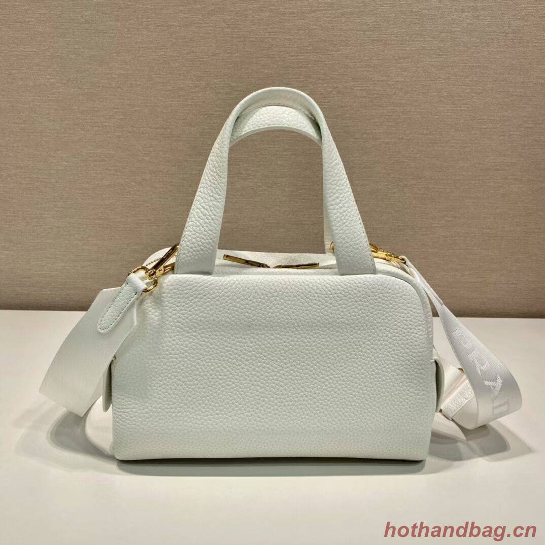 Prada leather tote bag 1DH770 white